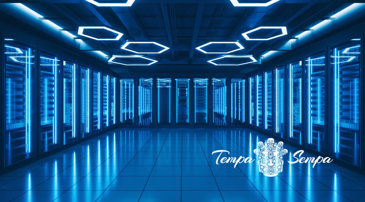 centro de almacenammiento de datos creando un paralelismo con los centros de enegía