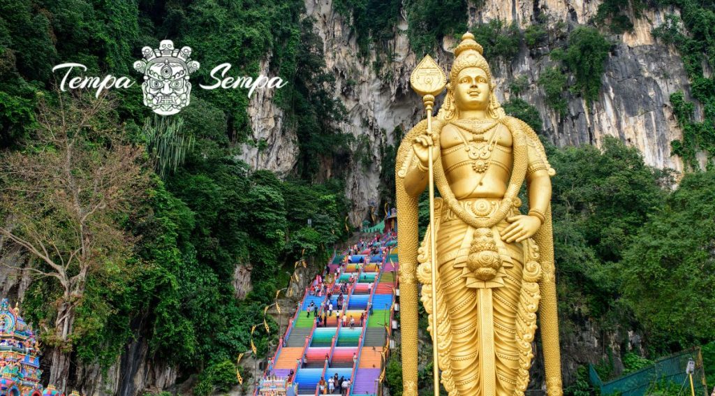 Las batu cave son muy famosas en kuala lumpur