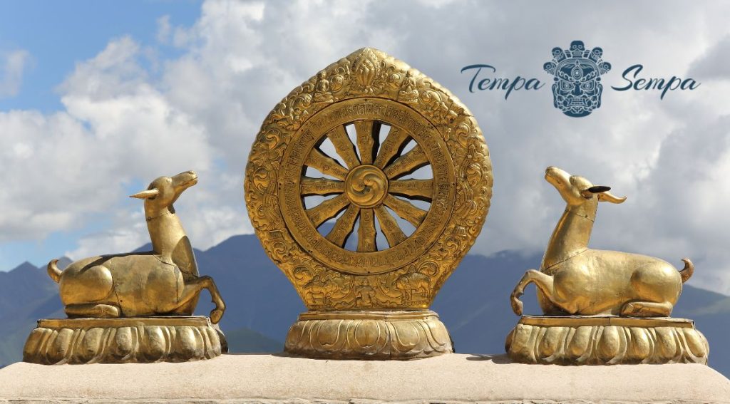 La enseñanza del buda eran 8 preceptos llamados tambien el camino óctuple o la sagrada senda de las ocho encrucijadas