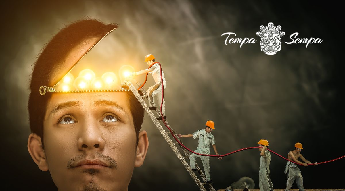 imagen de un cerebro llenándose de energía