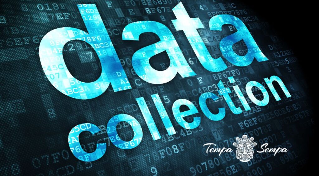 recopilación de datos personales que no representan nuestra propia experiencia