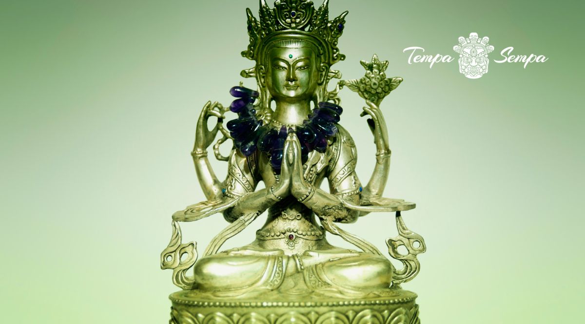 Deidad tibetana llamada tara blanca